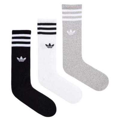 Шкарпетки Adidas High Crew Sock IU2653 білий, сірий, чорний M (40-42) (4066757431791) Вінниця - фото 1