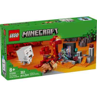 Конструктор LEGO Minecraft Засідка біля порталу в Нижній світ 352 деталей (21255) Вінниця