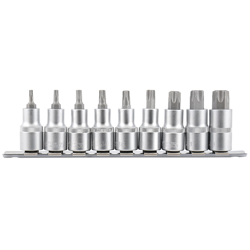 Набір головок торцевих Torx на планці Molder 1/2" CR-V 9шт Львів - фото 2