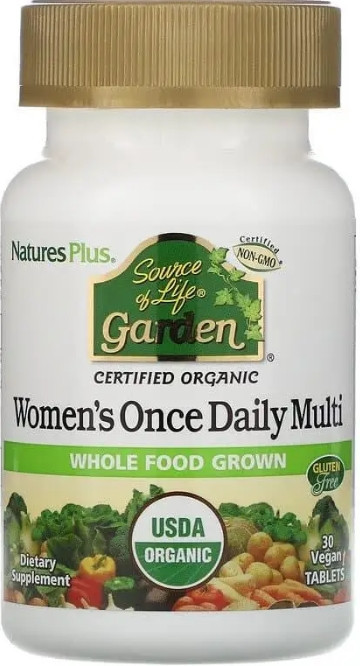 Мультивітаміни для жінок Nature's Plus Source of Life Women's Once Daily Multi 30 таблеток Київ - фото 1