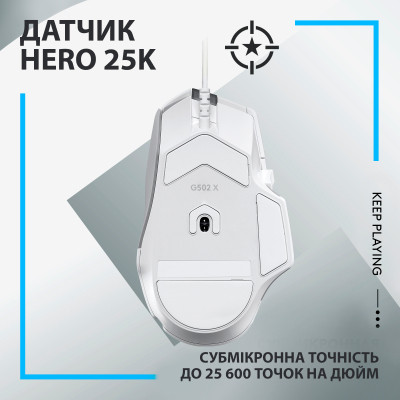 Мышка Logitech G502 X USB White (910-006146) Винница - изображение 4