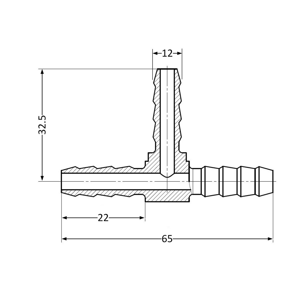 Тройник Thermo Alliance Standart 12 SD41712 Київ - фото 2