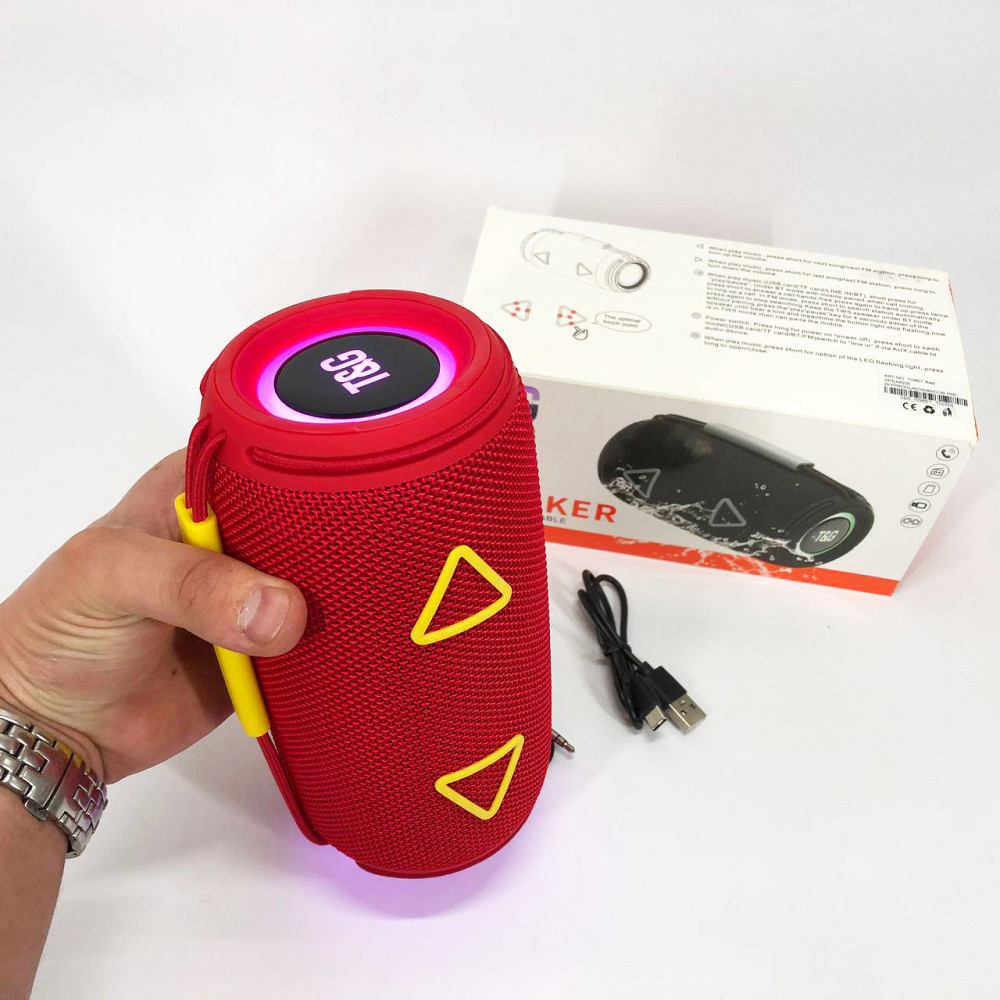 Якісна Bluetooth колонка, Світлова bluetooth колонка з хорошим звуком переносна для музики YO-77 Львів - фото 11