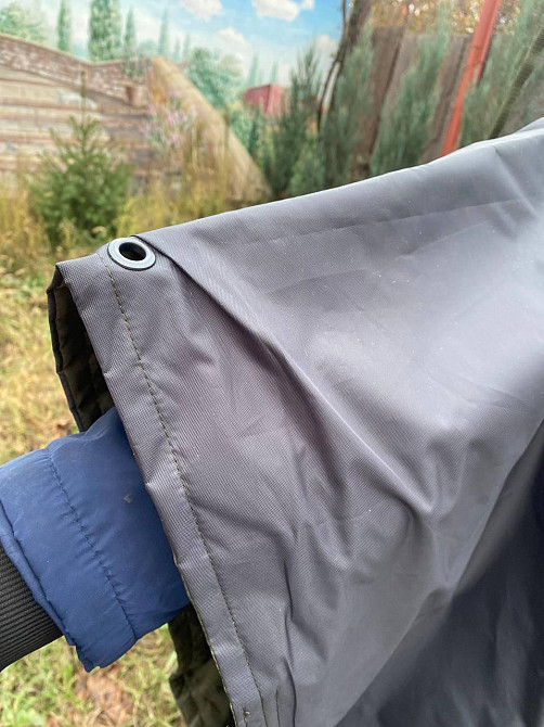 Антитепловізор, плащ від тепловізора, захист від тепловізора, анти-тепловізор темно-сірий Днепр - изображение 3