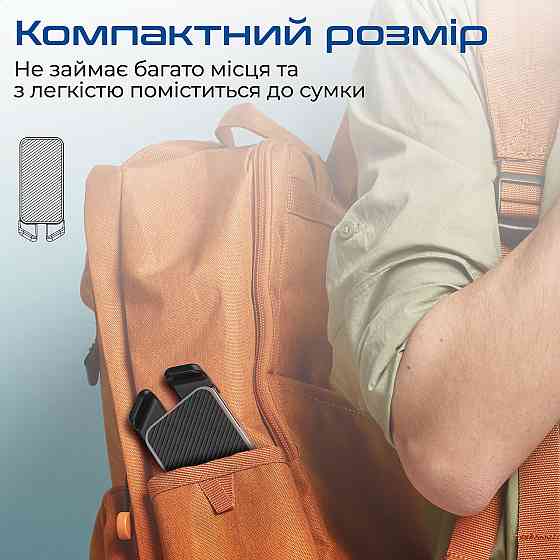 Блок живлення для ноутбука Promate pocketmount.grey Сірий Харків