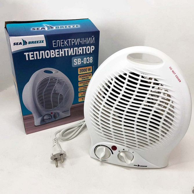 Портативний електричний міні-обігрівач, Переносний тепловентилятор для дому, Вітродуйка кімнатна OL-98 Львів - фото 3