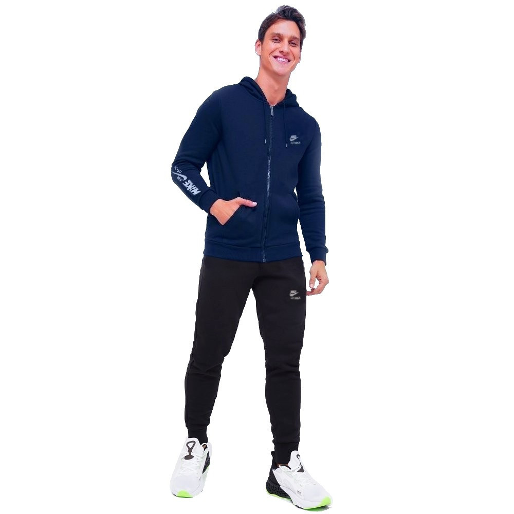 Зимний мужской теплый спортивный костюм Nike Air Max  ESSENTIALS+ FLEECE MEN'S HOODIE 48 Киев - изображение 1