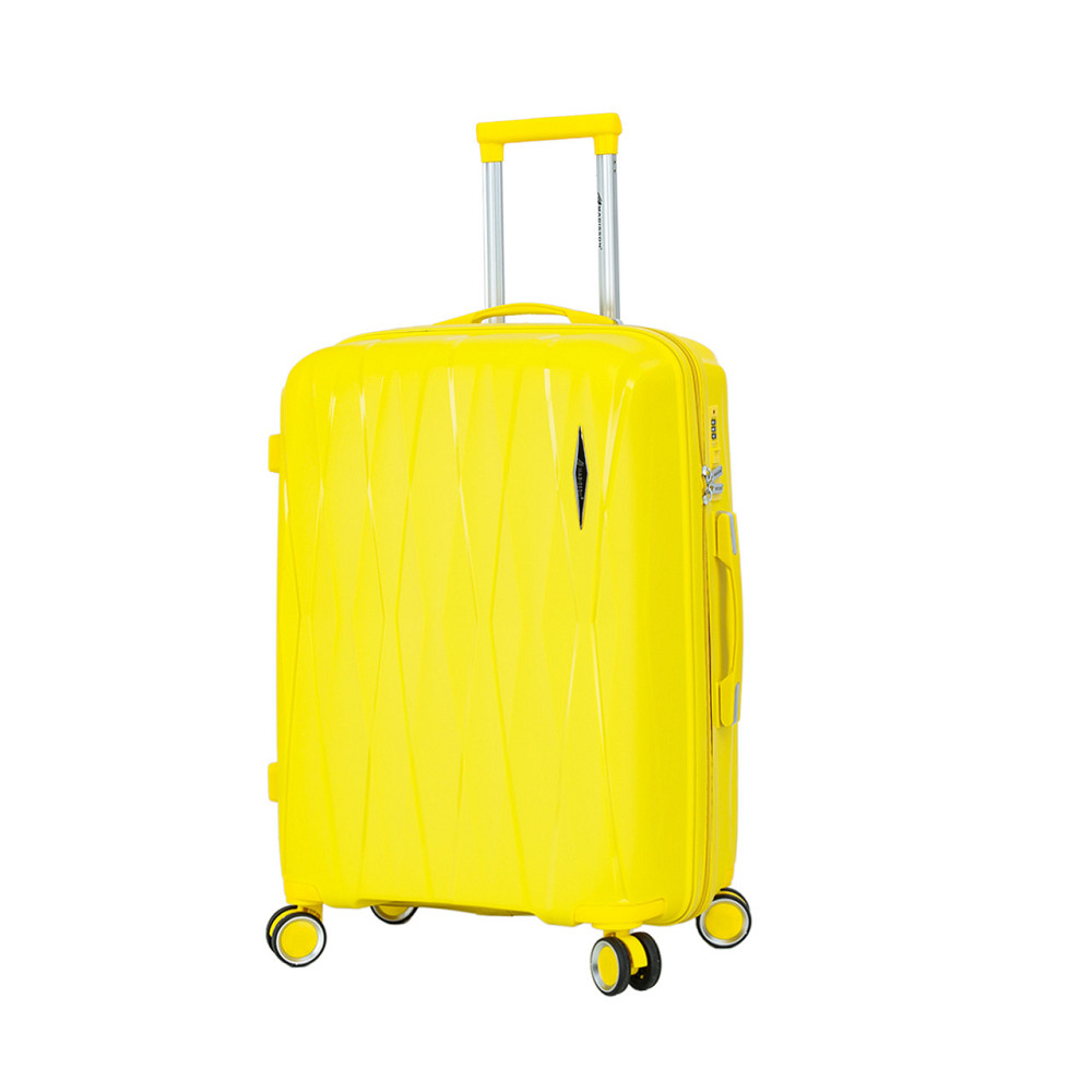 Валіза поліпропіленова MADISSON 51103 середня 67 см жовта Київ - фото 1