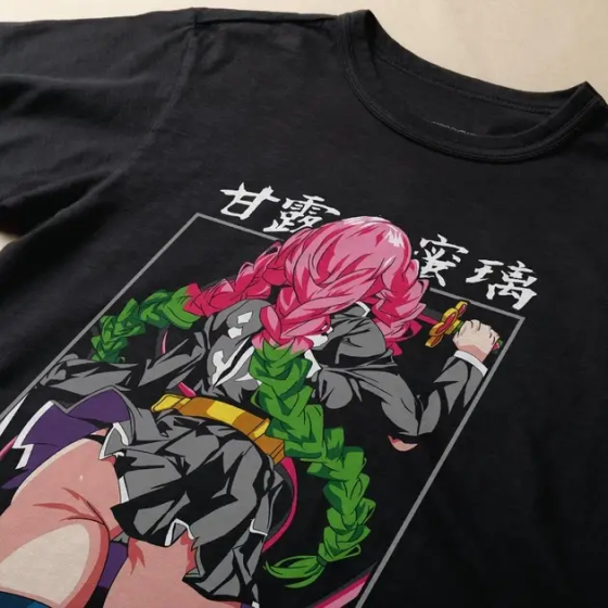 Футболка для подростка мальчика с принтом Клинок, рассекающий демонов Міцурі 140E Размер 160 Anime10138 Днепр