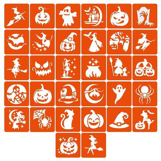 Набор трафаретов для био-тату 