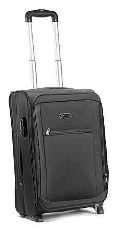 Валіза тканинна WINGS 1701 мала 55 см 2 колеса сіра Київ