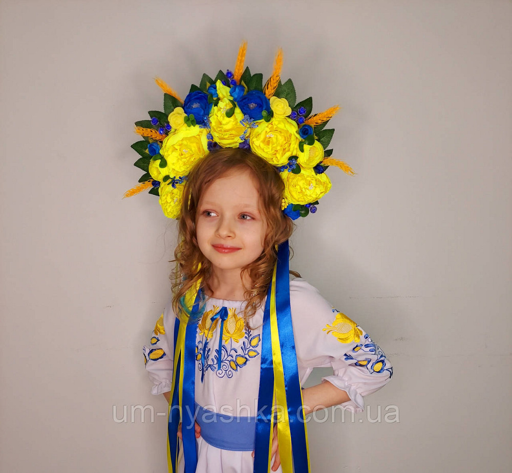 Жовта святкова сукня в патріотичних кольорах Кривой Рог - изображение 6