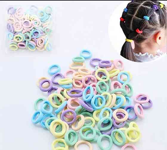 Набор детский резинок для волос 50 шт разноцветный Киев