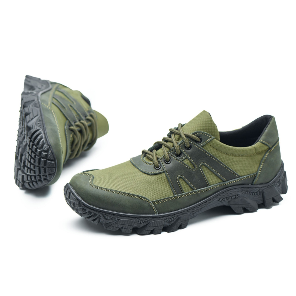 Кросівки тактичні з натуральної шкіри та кордури колір хакі 44 (29) Харків - фото 7