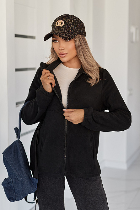 Флисовая женская кофта на молнии Jacket