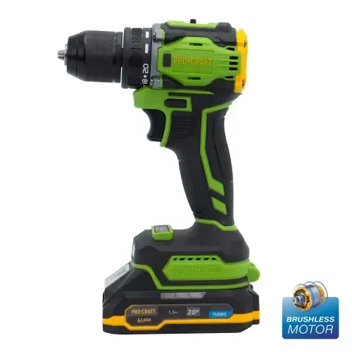 Потужний акумуляторний шуруповерт 20 v  Procraft, Безщітковий шуруповерт PA-18Pro,Шурупокрути для дому акумуляторні 30 H*m Львів