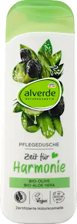 Alverde NATURKOSMETIK Pflegedusche Zeit für Harmonie Olive Aloe Vera, 250 ml Гель для душа 
