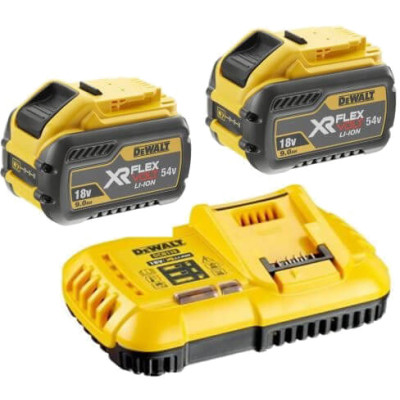 Набор аккумулятор + зарядное устройство DeWALT ЗУ 18V, 54V, исходный ток 8А, 2x9Ah(54V) (DCB118X2) Винница - изображение 2