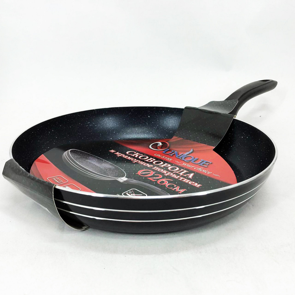 Качественная сковорода для жарки UNIQUE, Идеальная сковорода Качественная для дома YU-87 Львов - изображение 4