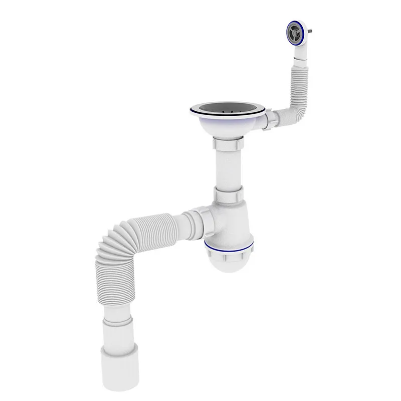 Сифон для кухні Zerix SK-02-C 3 1/2"x40 з різьбовим випуском та круглим переливом   ( ZX4954 ) 35283 Харків - фото 1