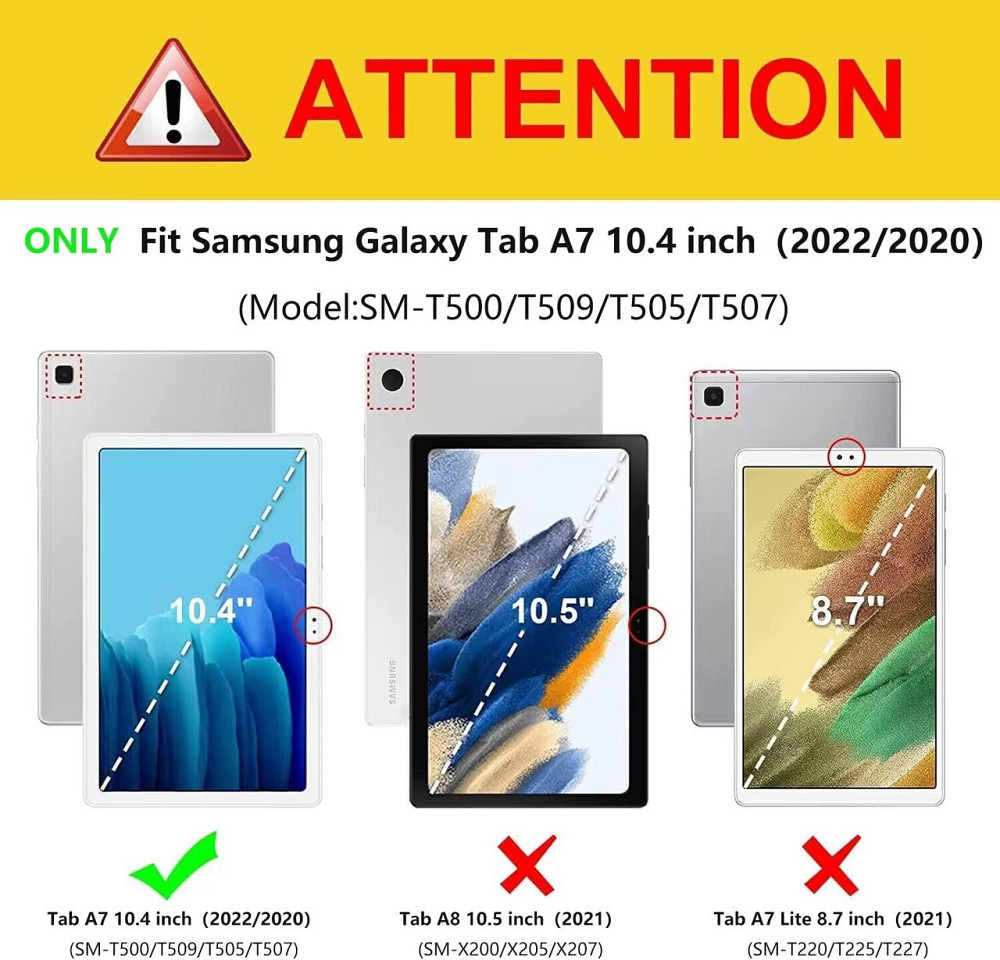 Захисний чохол-книжка Samsung Galaxy Tab A7 LTE (SM-T505) Дніпро - фото 6