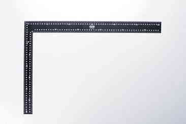 Угольник кровельщика 600*400мм (черный) СИЛА Ровно