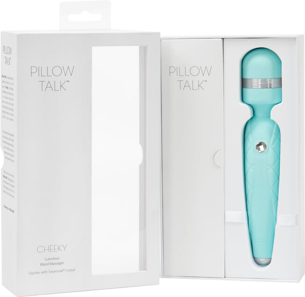 Розкішний вібромасажер PILLOW TALK - Cheeky Teal (м'яте паковання!!!) Sex Aura Київ - фото 10