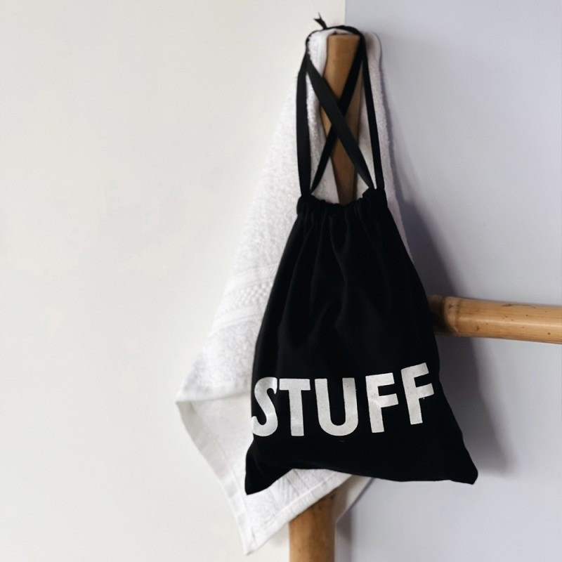 Мешок хлопковый 22x17 см Stuff (Черный) Сумы - изображение 1