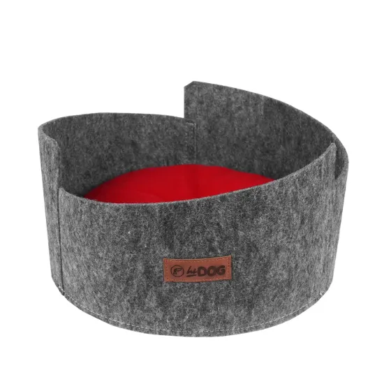 Лежанка ХайДог HiDOG Троянда для собаки або кота сіра (47 х 47 х 21 см) Київ