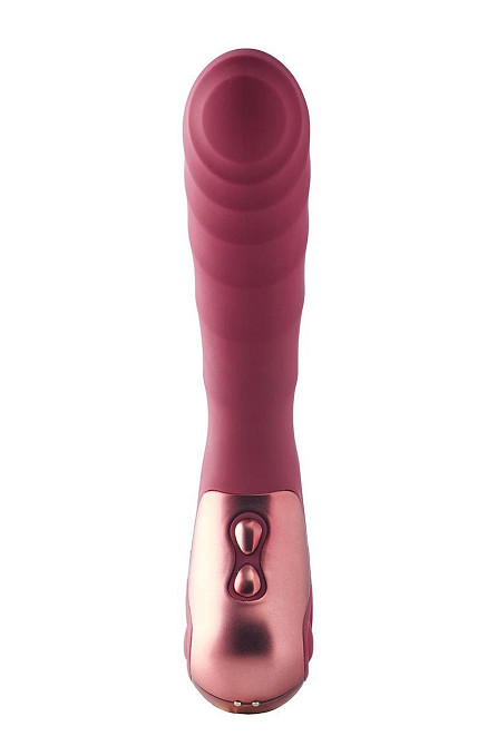 Вібратор для точки G рельєфний, Dream Toys Dinky Single Vibrator Jaimy D, бордовий Sex Aura Київ - фото 1