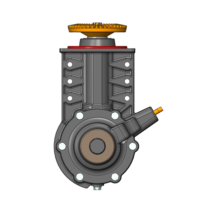 Редуктор з диференціалами для мотоблока (ДИФФ нога) Харків