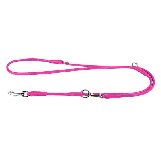 Повідець-перестібка "WAUDOG GLAMOUR" круглий (діаметр 10 мм, довжина 122,142,183см) рожевий Коломия