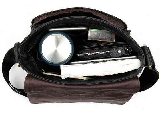 Сумка на плечо из кожи Vintage 20021 Черная Киев