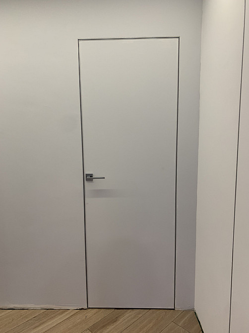 Двері "Прихованого монтажу" під фарбування INSIDE відкривання  (торець AL) Київ - фото 3