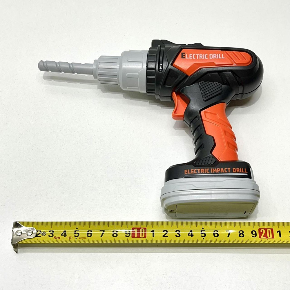 Набір інструментів шуруповерт та окуляри Чорно-оранжевий (778-4) Чернігів - фото 2