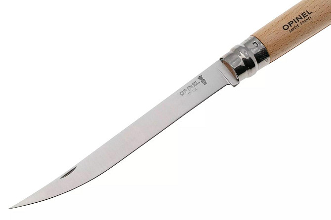Кухонний ніж філейний Opinel No.15 «Slim Beech» (002561) Нержавіюча сталь Нововолинськ - фото 4