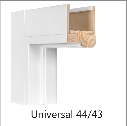 Комплект дверной коробки UNIVERSAL 44/43 - 2,5 полосы Киев - изображение 1