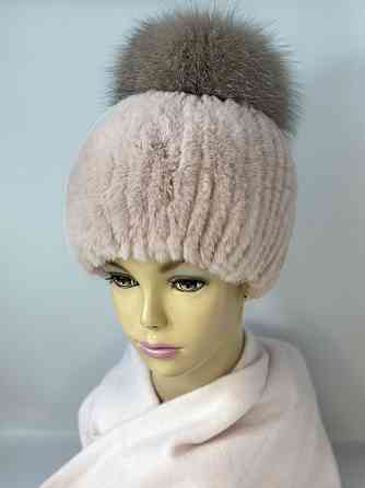 Шапка хутряна жіноча бон Джина Rex Пудровий Харків