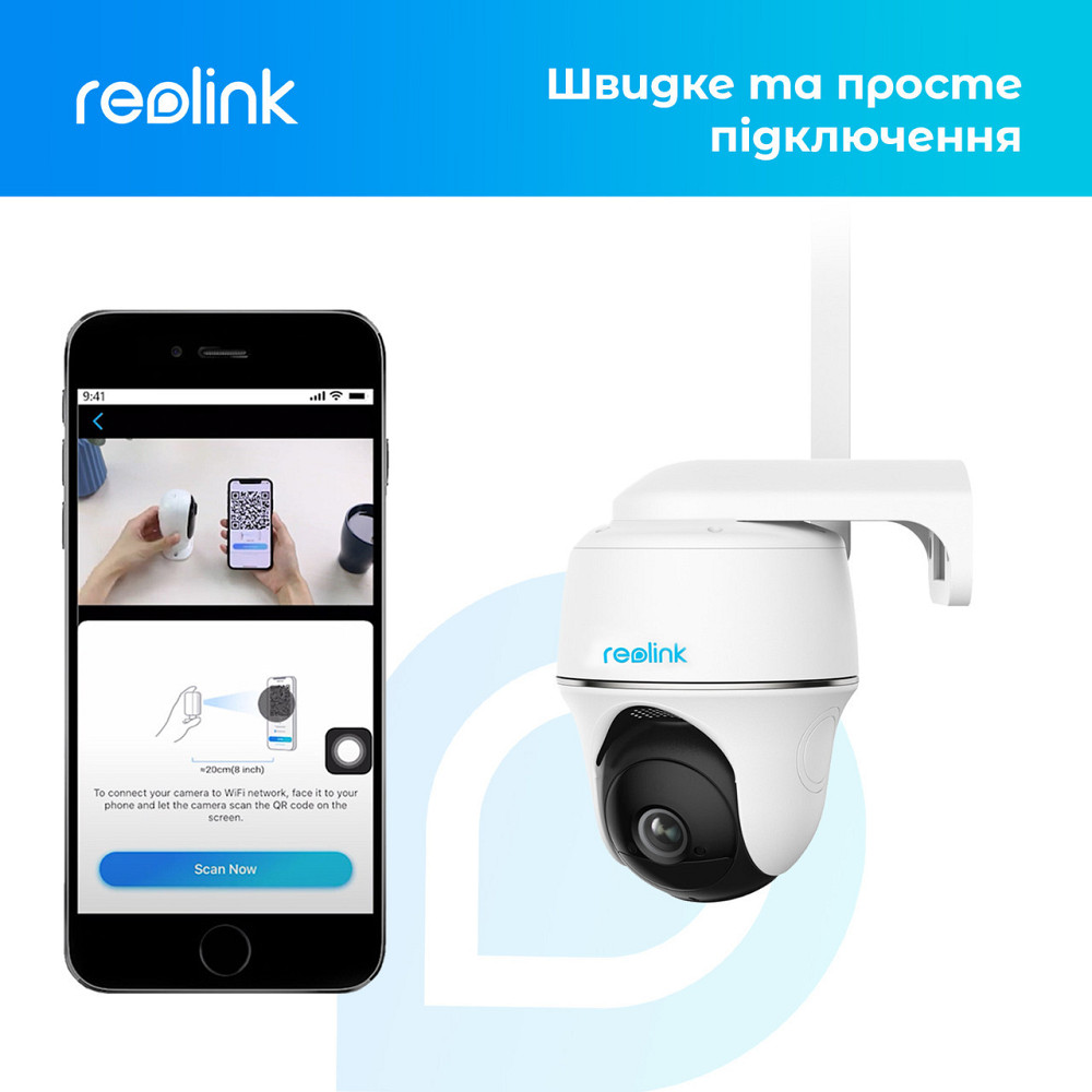 IP-камера Reolink Go PT Plus без сонячної панелі white Харьков - изображение 14