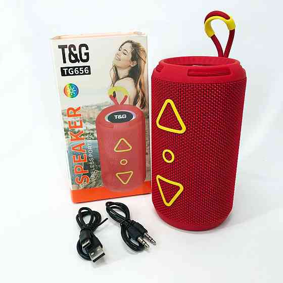 Колонки для музики вдома TG656, Переносна колонка для вечірки, Колонка з ргб підсвічуванням ZV-24 Івано-Франківськ