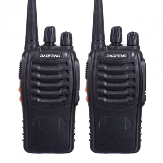 Рація Baofeng BF-888S дальність 5 км батарея 1500 mAh 5W заряджання від USB Чорний Вінниця