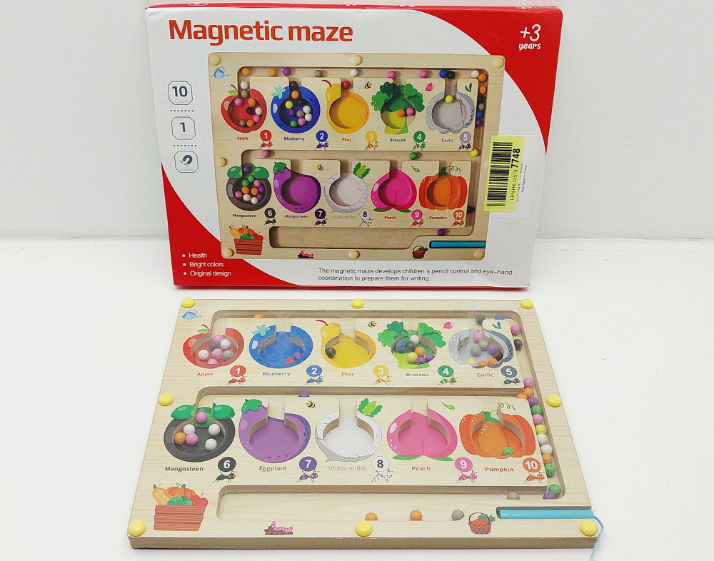 Магнітний лабіринт з кольорами та цифрами Mushroom Maze Digital Fun Луцьк - фото 4