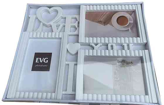 Мультирамка EVG INNO ZB-3PH-293 WHITE COLLAGE 3 (7120207) Киев
