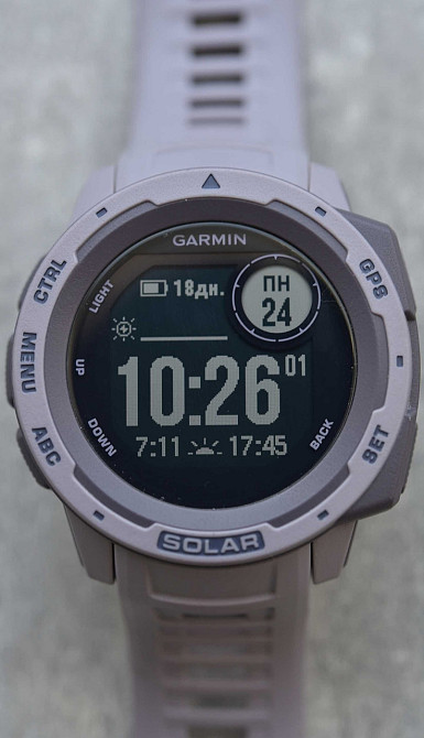 Смарт-Часи Garmin Instinct Solar orchid. Київ - фото 8