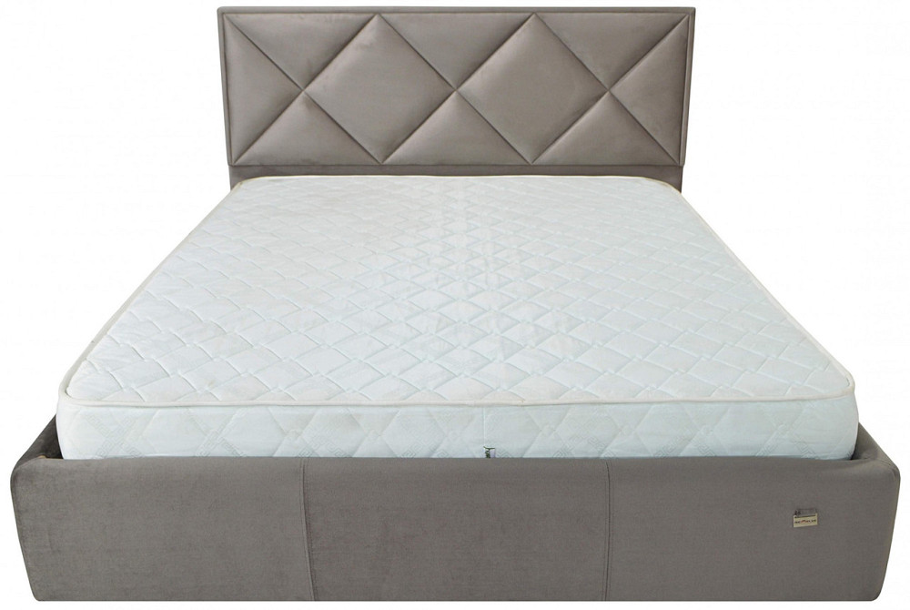 Кровать Двуспальная Leeds Comfort 160 х 190 см Missoni 008 С подъемным механизмом и нишей для белья Серый Днепр - изображение 12