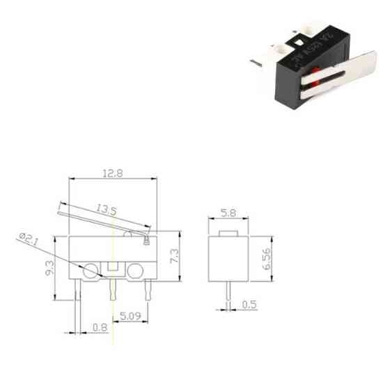 Мікроперемикач Micro Switch (002) with handle Полтава