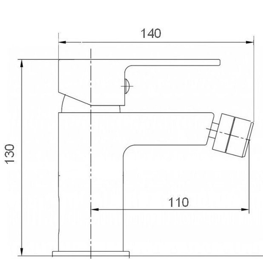 Змішувач для біде TOPAZ CAPRI TCA-15601-H37 Киев - изображение 5