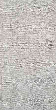 Шпалери вінілові на флізеліні NOVA метрові під штукатурку структурні однотонні світло-сірі Київ