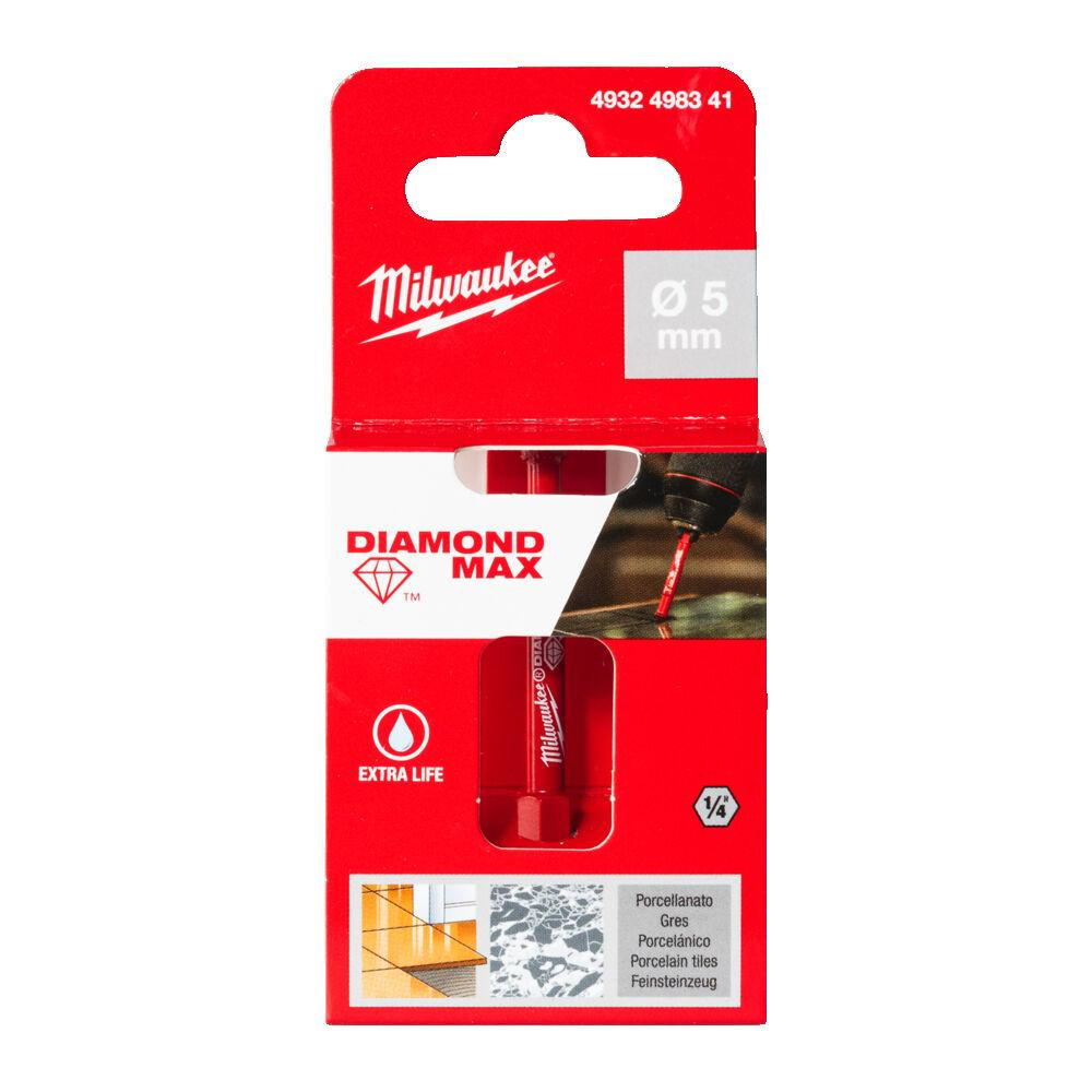 Коронка алмазна Diamond Plus/Max MILWAUKEE, диаметр 5,0мм (1/4'' Hex) (сверление с водой) Одесса - изображение 2