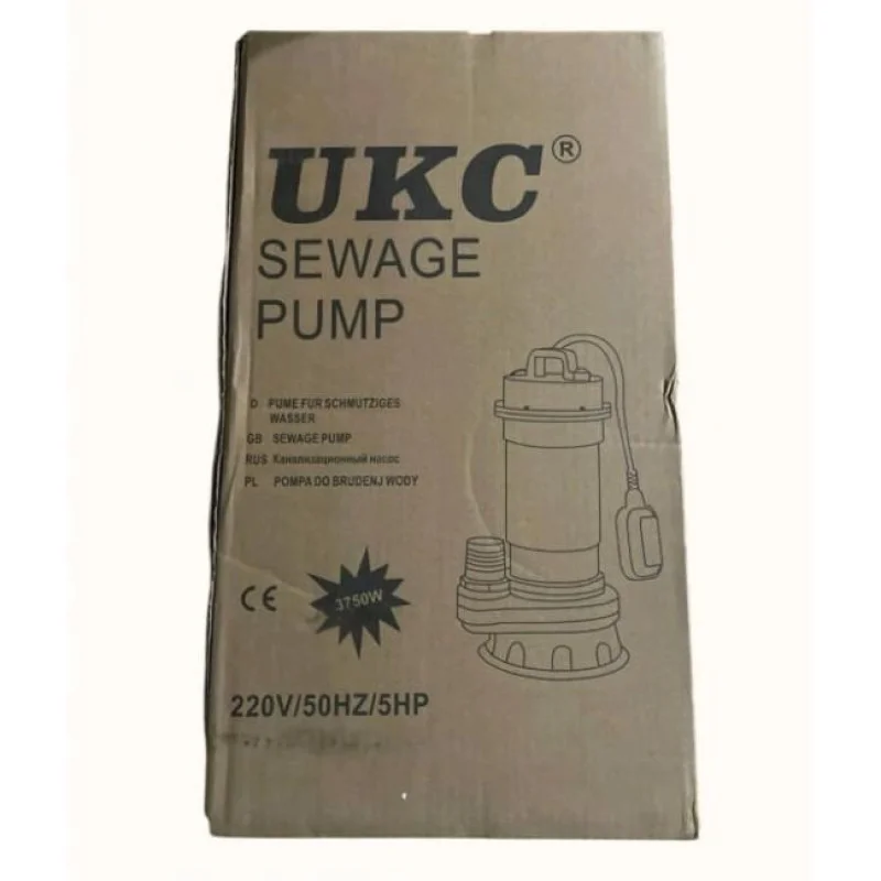 Канализационный насос 3750W (5HP) для чистой и грязной воды, мощный и универсальный, ART:9181 Одесса - изображение 2